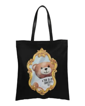 Moschino Teddy Mirror Tote Bag