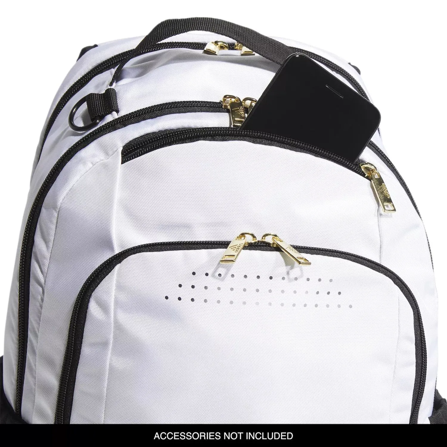 adidas Defender backpack, white/black