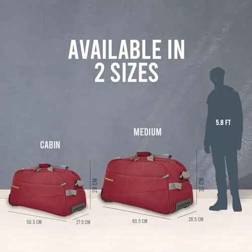 Aristocrat Polyester 63 cms Red Travel Duffle (Rookie)