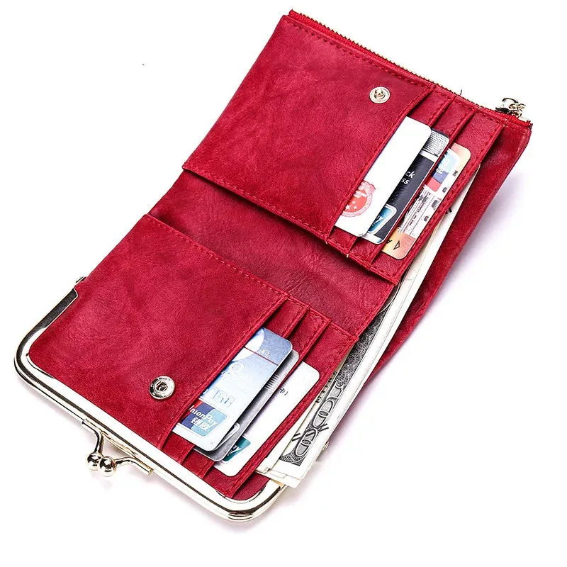 ARWEN&AJH GROUP مجموعة أروين التجارية 2024 2024 new slim Short wallets for women fashionable ladies purse minimalist Money clip card holders leather wallets woman