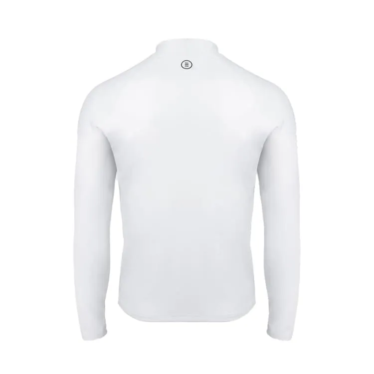 Barrel Men Essential Relax ZipUp Rashguard-WHITE