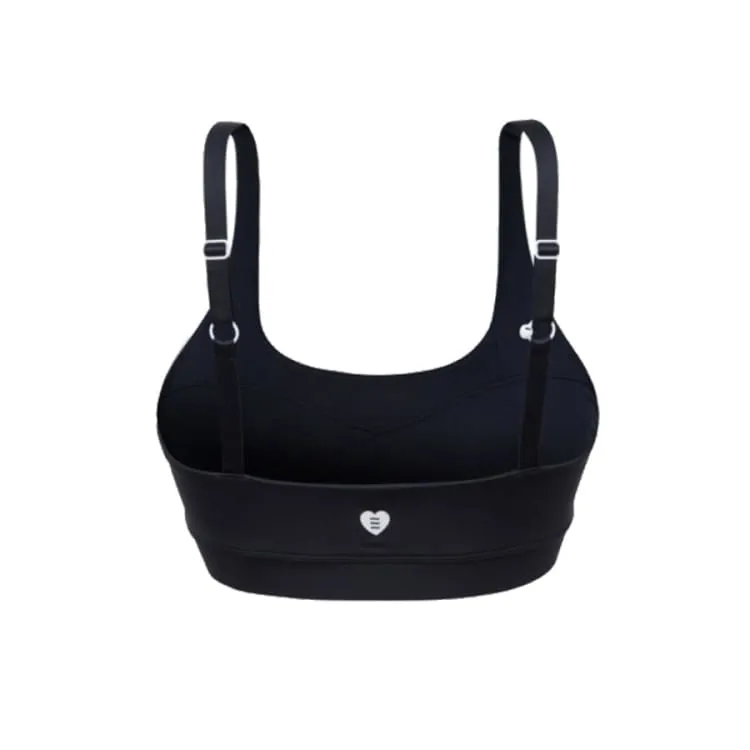 Barrel Women Sunset Bra Top-BLACK