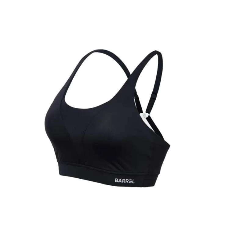 Barrel Women Sunset Bra Top-BLACK