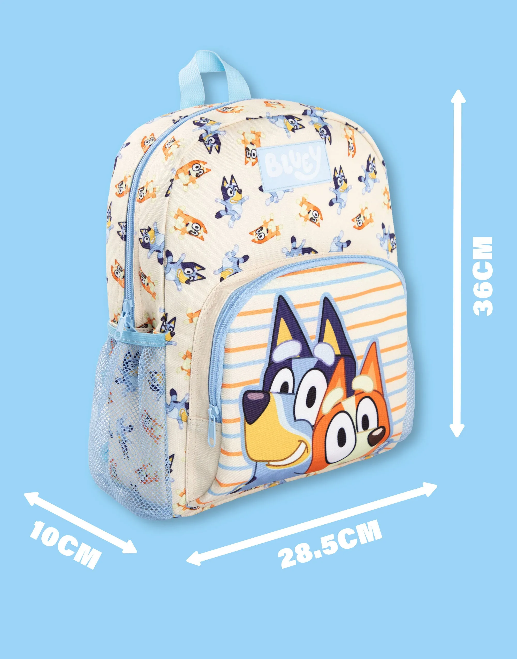 Bluey Character Unisex Kids Multicoloured Backpack