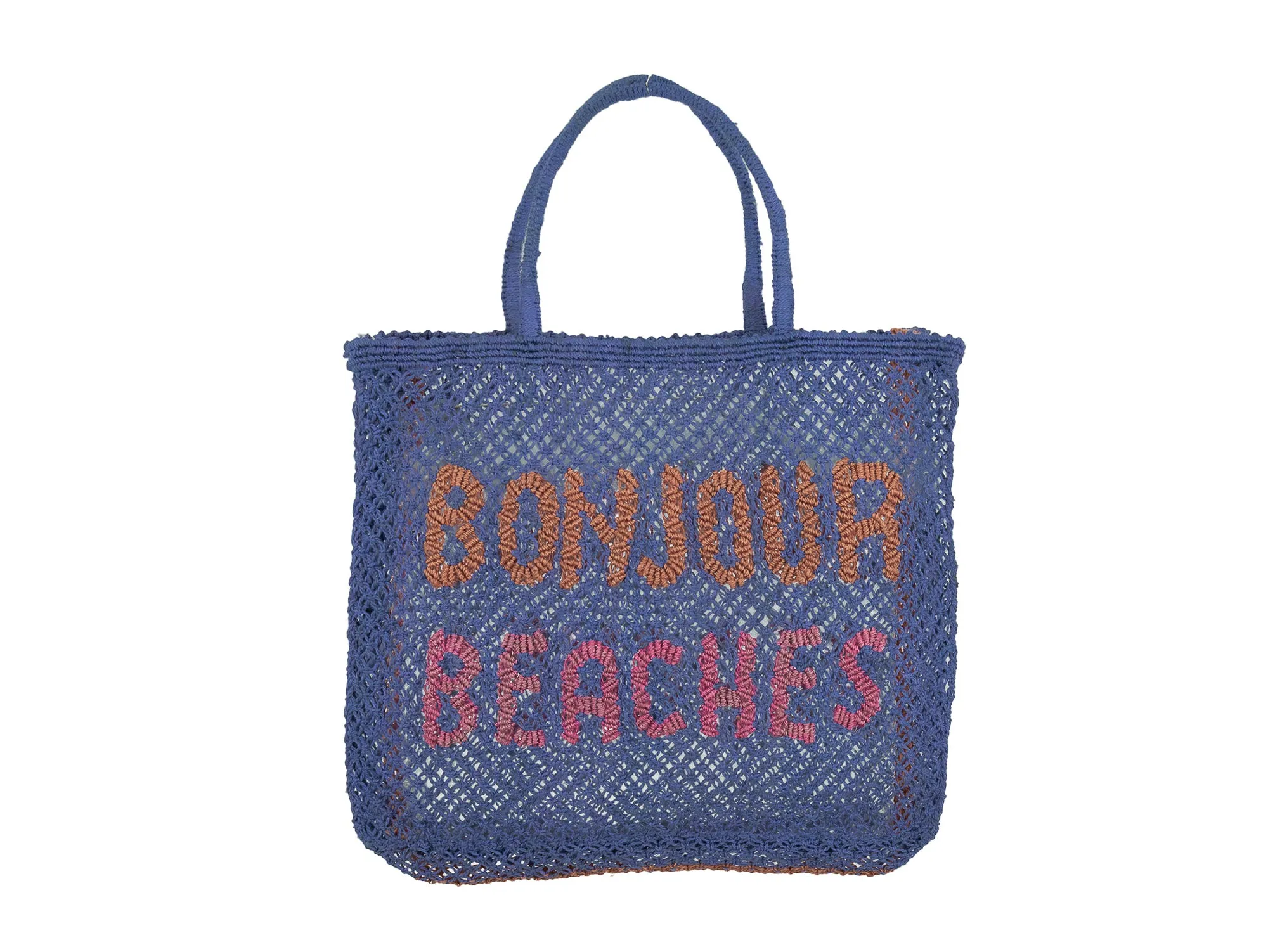 Bonjour Beaches Jute Tote