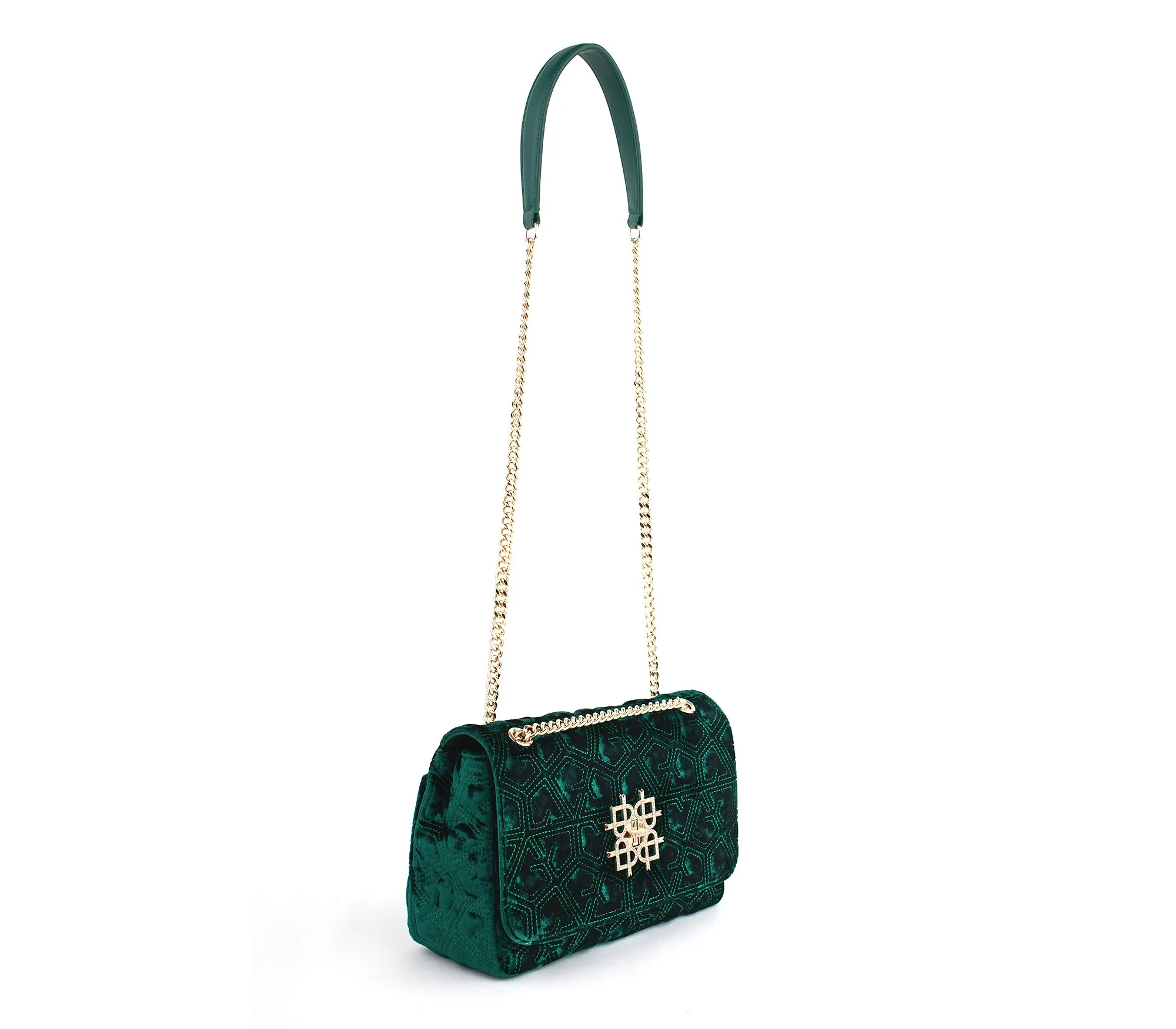 Broadway - Green Vegan Shoulder Bag