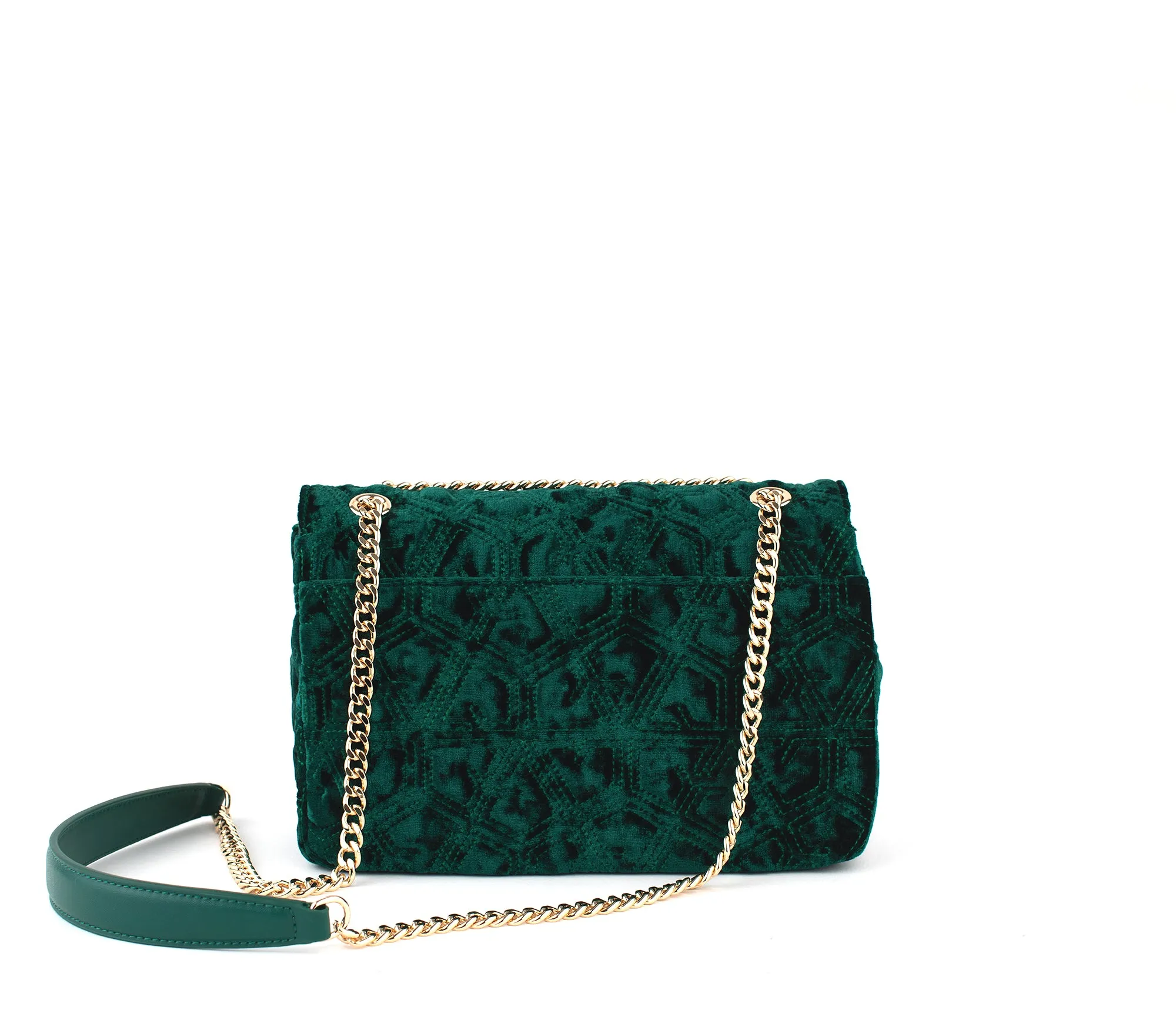 Broadway - Green Vegan Shoulder Bag