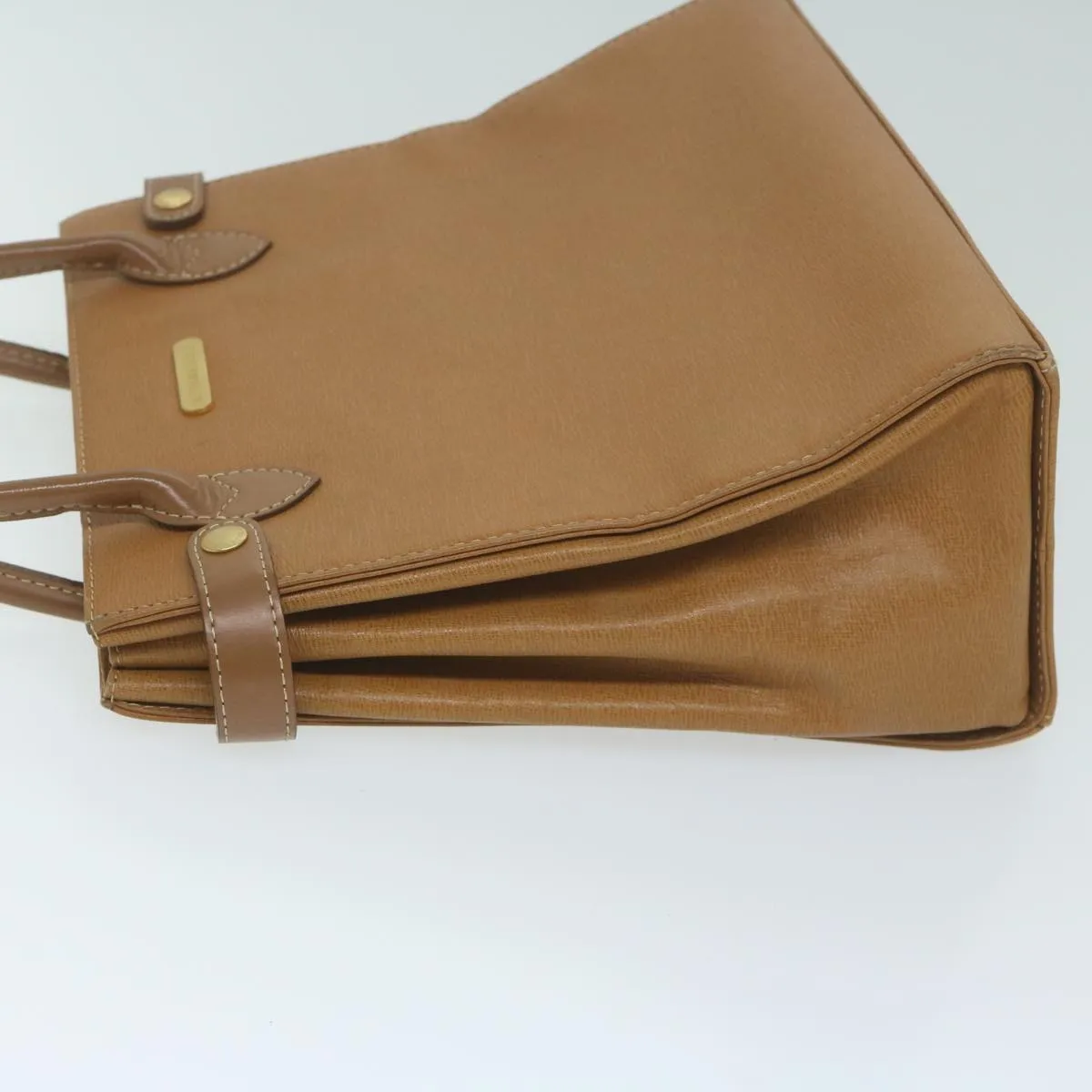 BURBERRY Hand Bag Leather Brown  bs11457