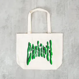 Carhartt WIP Canvas Goo Print Graphic Tote - Wax