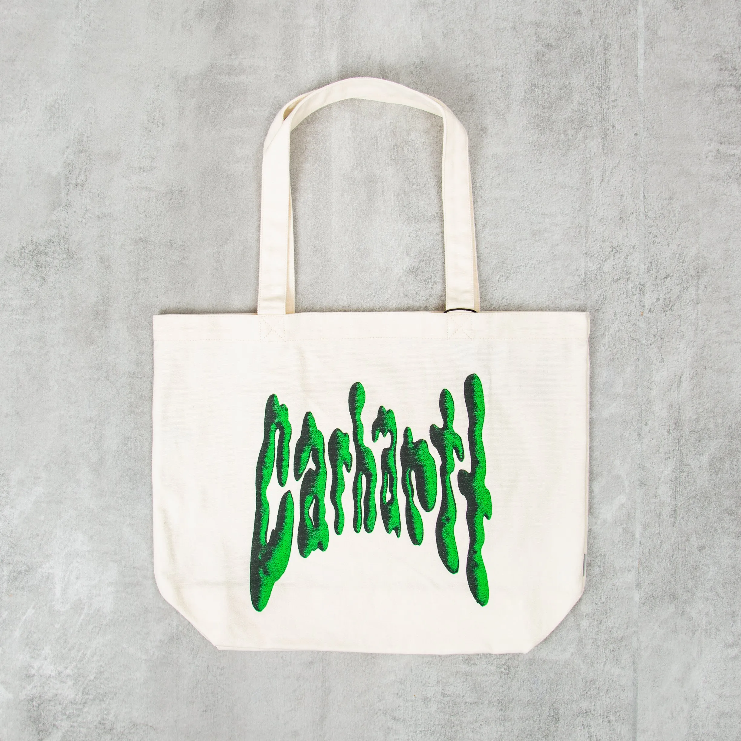 Carhartt WIP Canvas Goo Print Graphic Tote - Wax