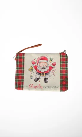 Christmas Women Medium Clutch (Santa)