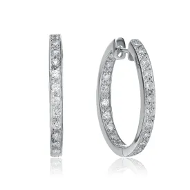 Cleo Mini Dainty CZ Hoop Earrings