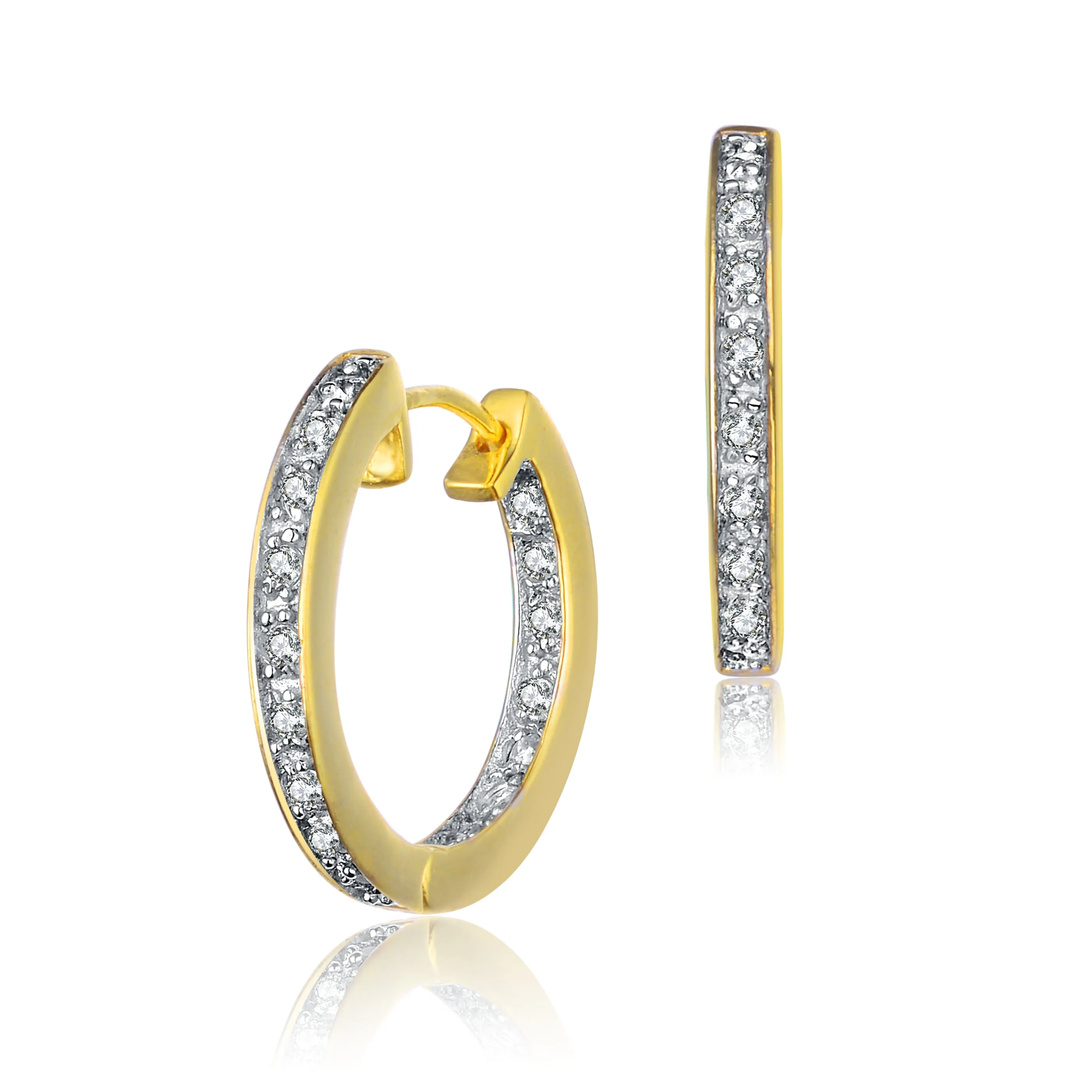 Cleo Mini Dainty CZ Hoop Earrings