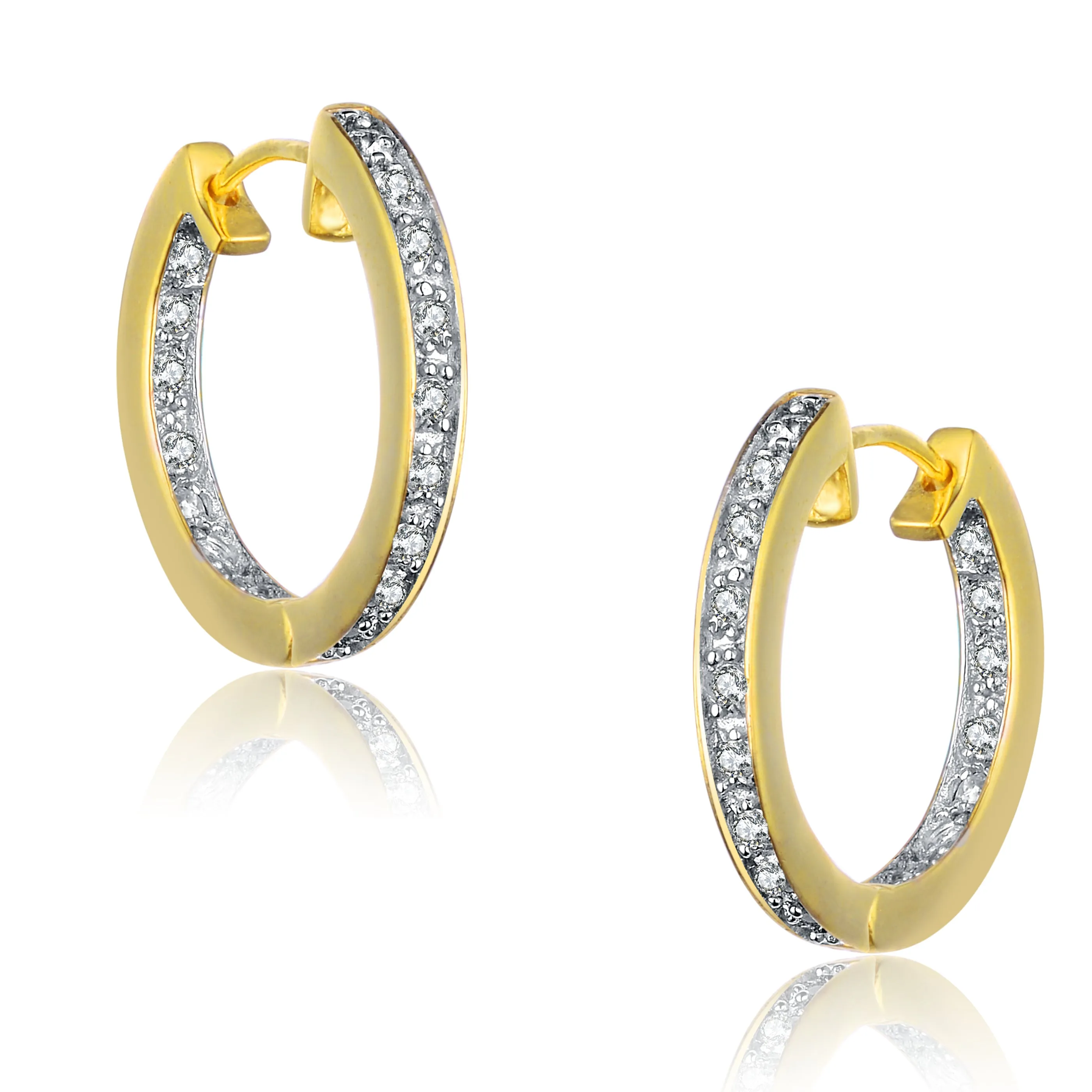 Cleo Mini Dainty CZ Hoop Earrings