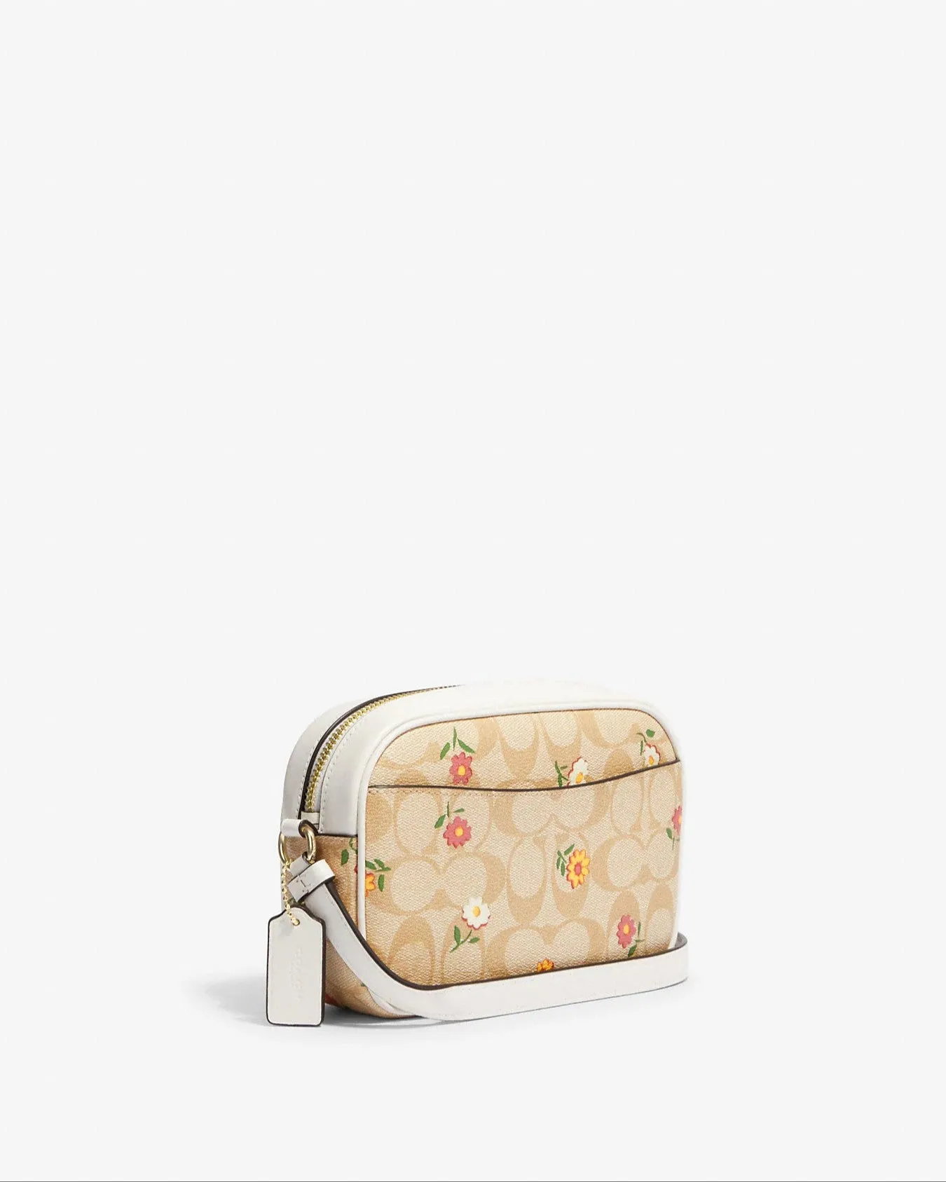 Coach Mini Jamie Camera Bag In Signature Canvas With Nostalgic Ditsy Print