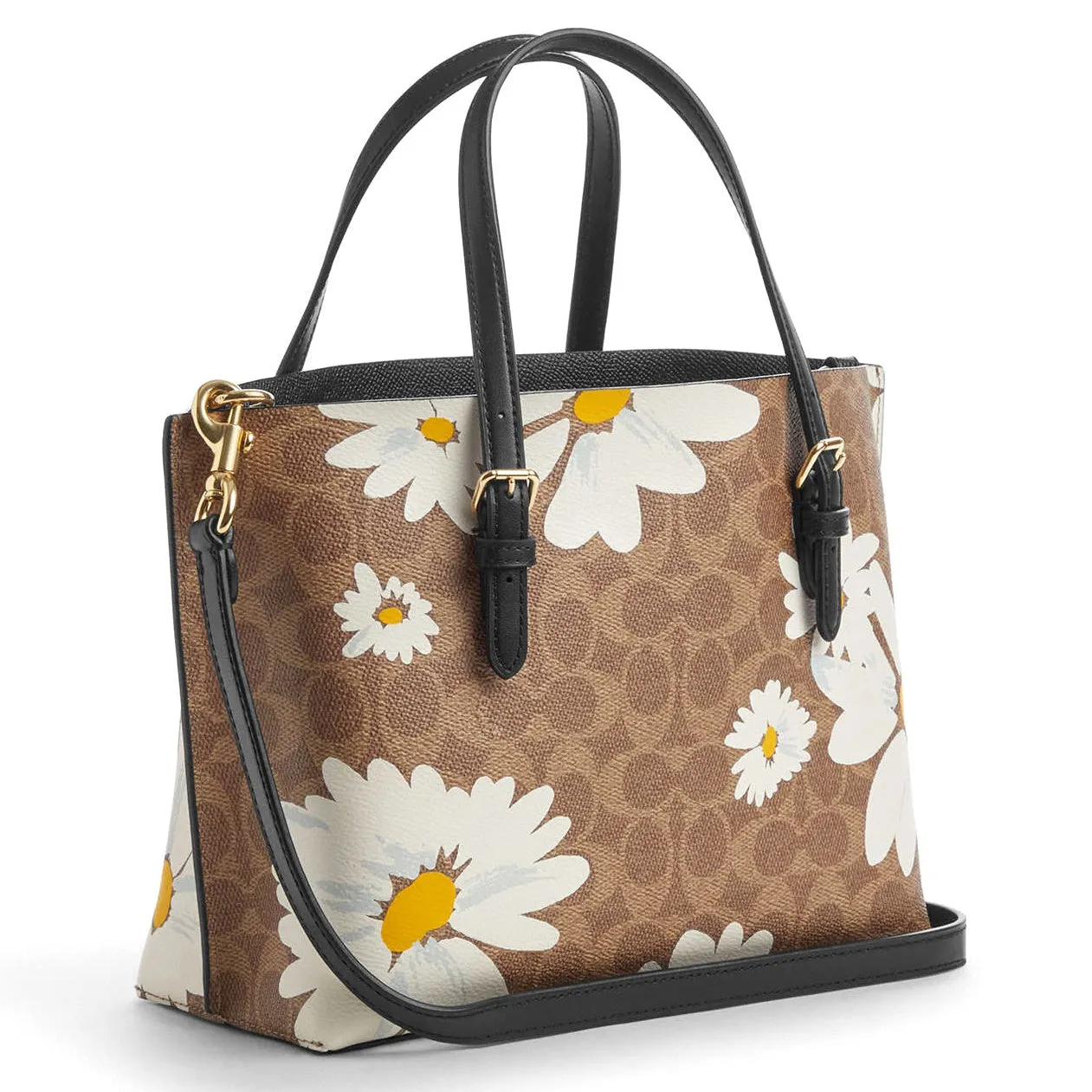 Coach Women's Mollie Tote Bag 25 In Signature Canvas With Floral Print