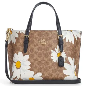 Coach Women's Mollie Tote Bag 25 In Signature Canvas With Floral Print