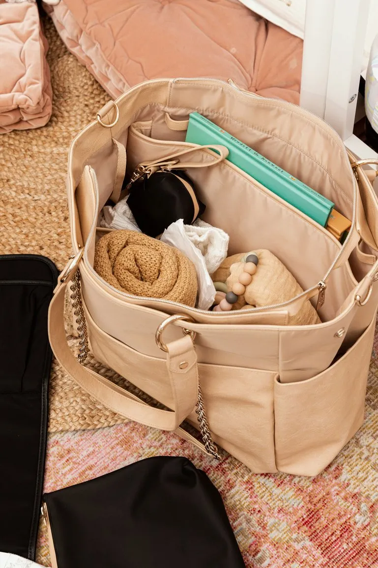 Diaper Bag in Beige