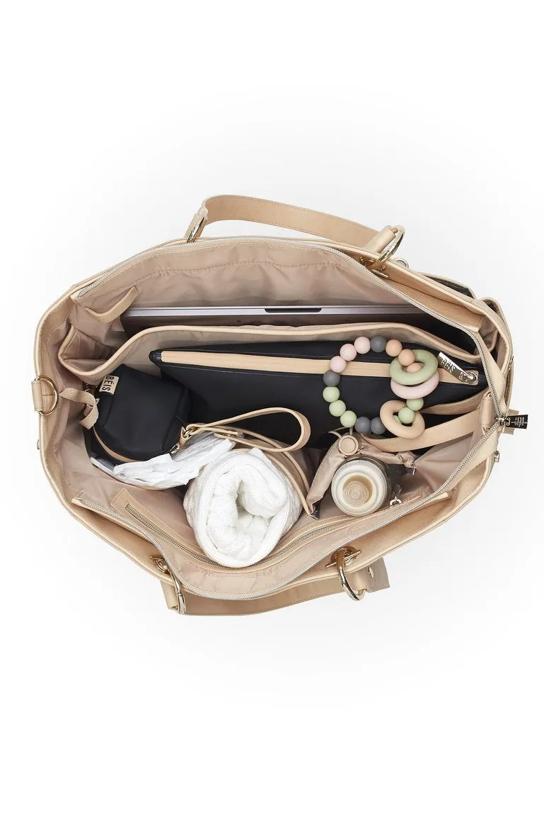 Diaper Bag in Beige