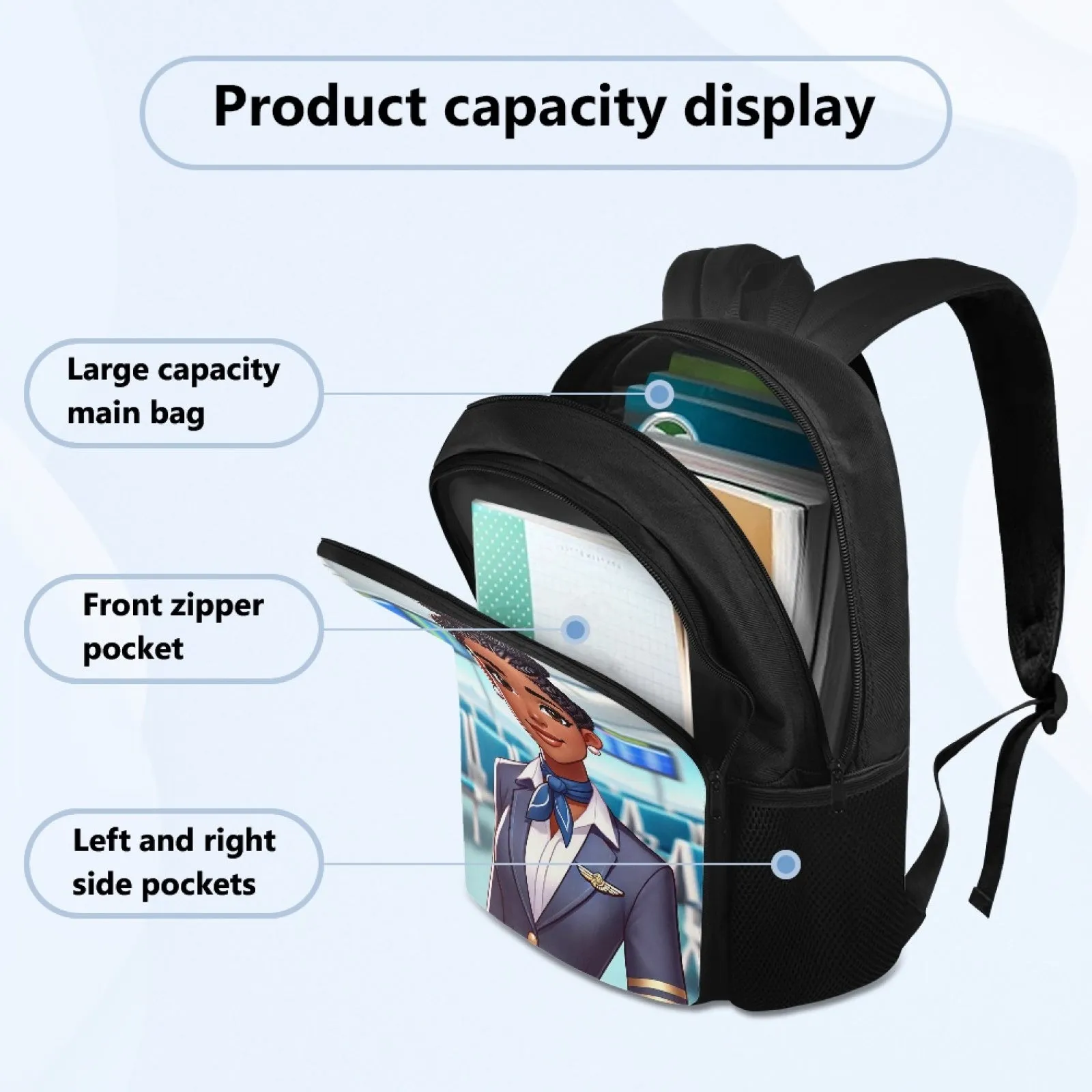 Faith - Flight Attendant Backpack