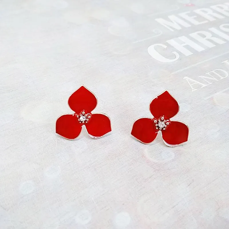 Fashion S925 Flower Earrings