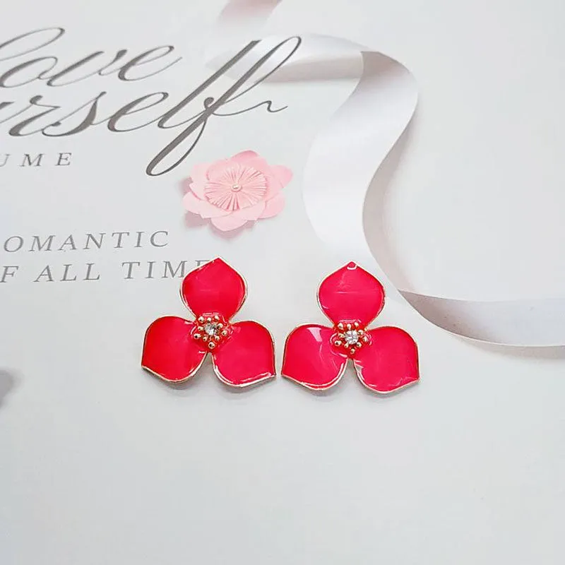 Fashion S925 Flower Earrings