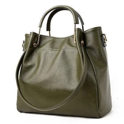 Genuine Leather Tote, Shoulder Bag Handbag