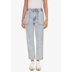 GP High Rise Paper Bag Light Wash Jeans