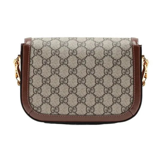 GUCCI HORSEBIT 1955 MINI BAG BROWN