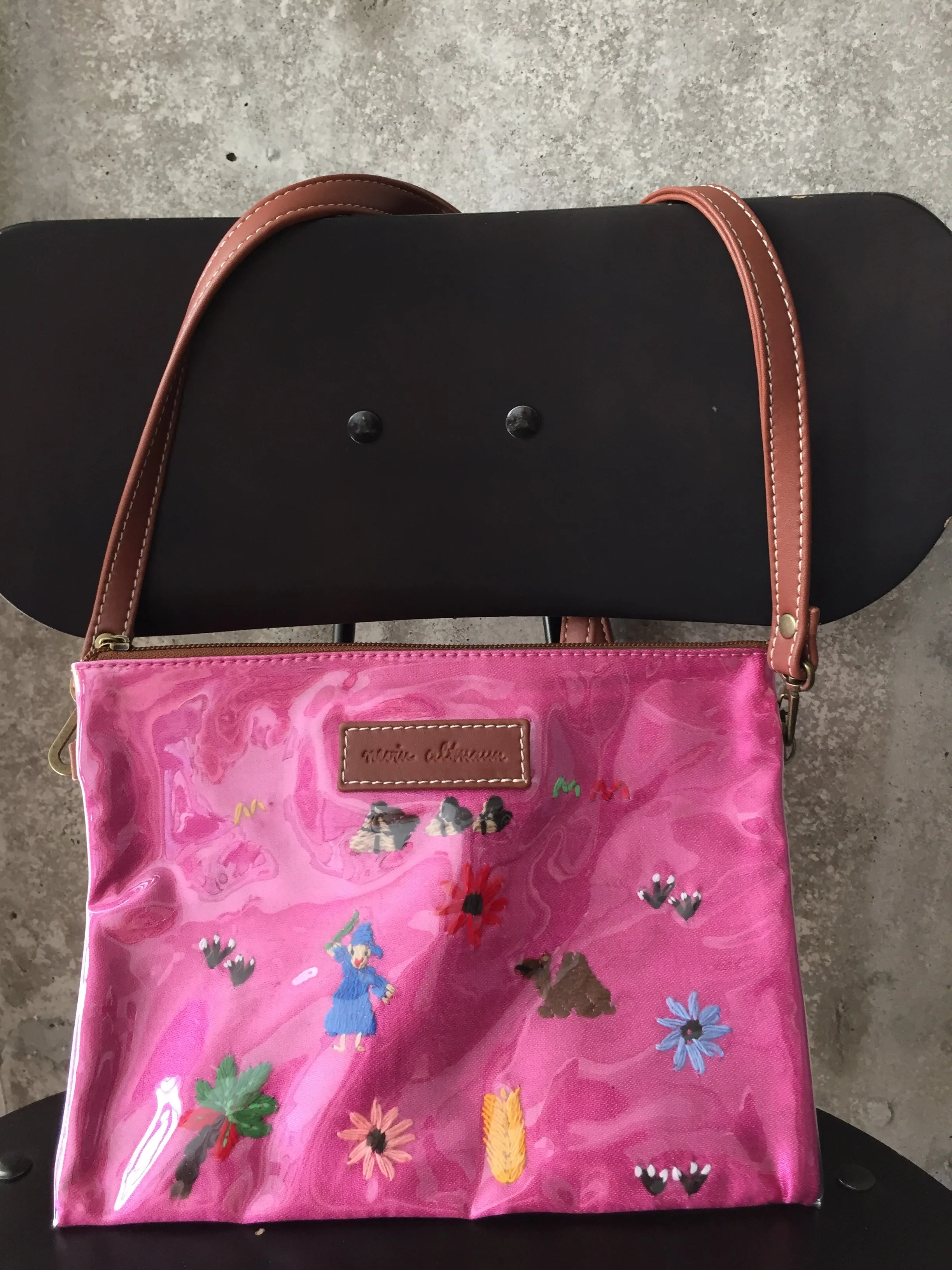 Handmade Crossbody with Fellahy Embroidery