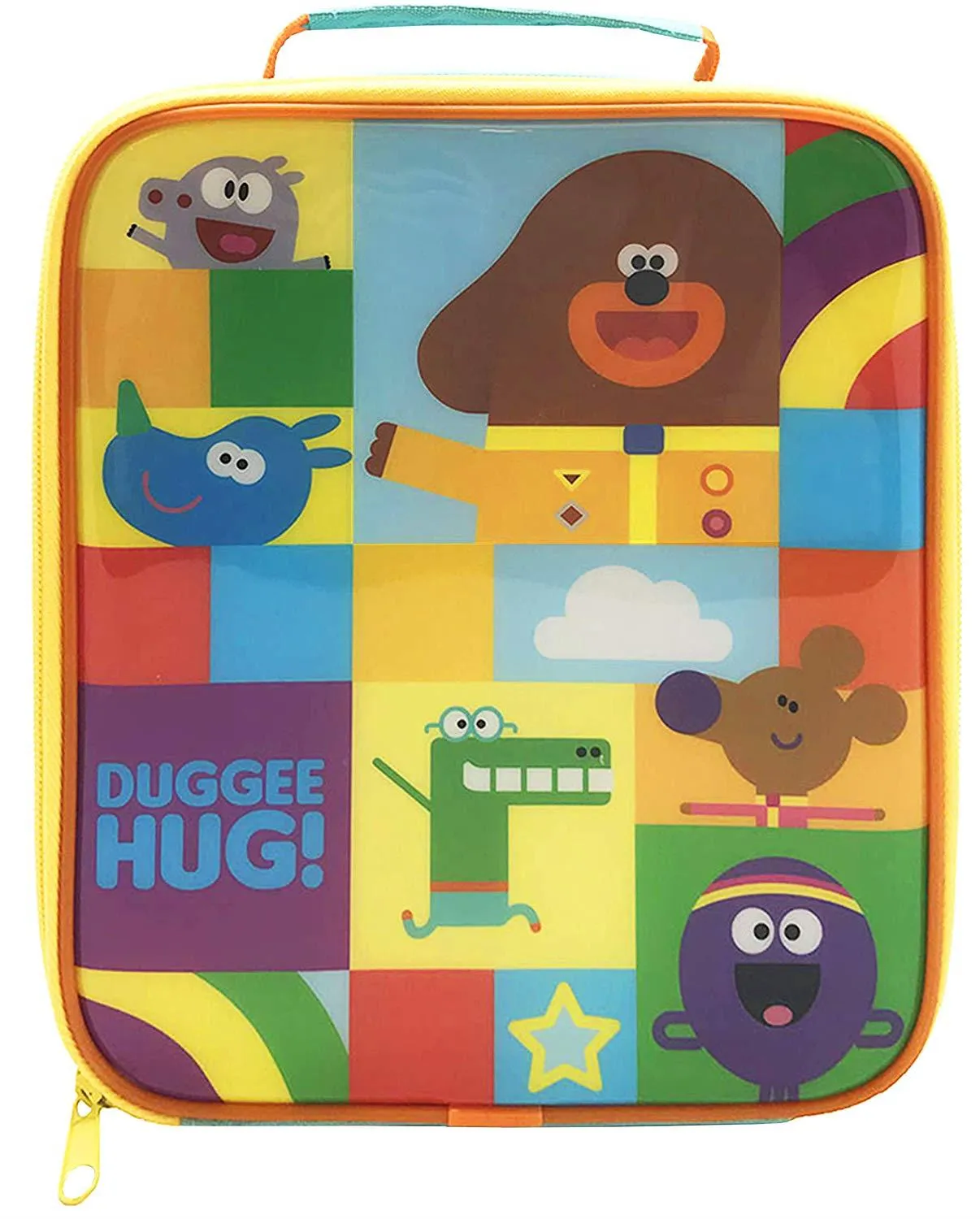 Hey Duggee Characters Kids Multicoloured Lunch Box School Lunch Container Bag