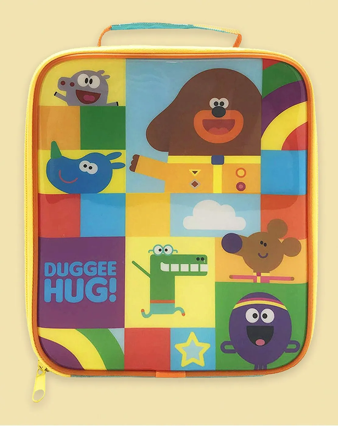 Hey Duggee Characters Kids Multicoloured Lunch Box School Lunch Container Bag