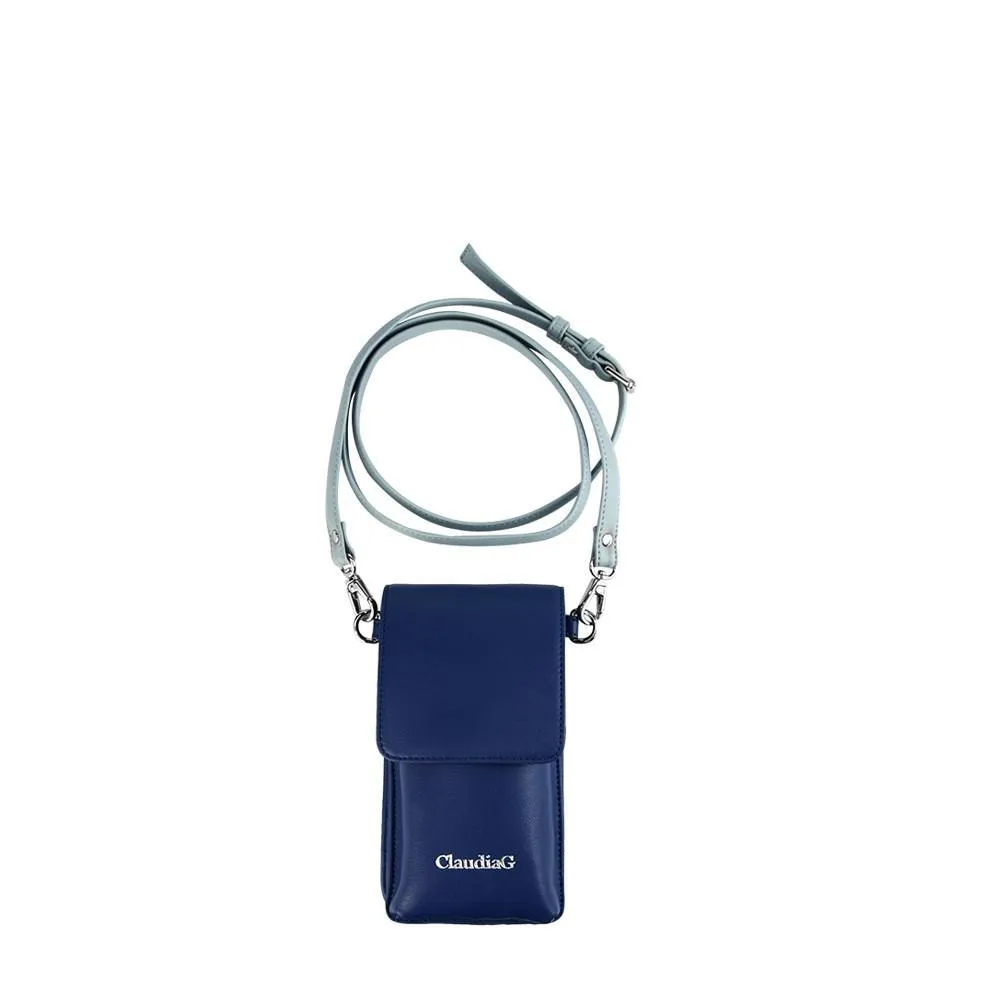 ibag Leather Cross Body-Sapphire