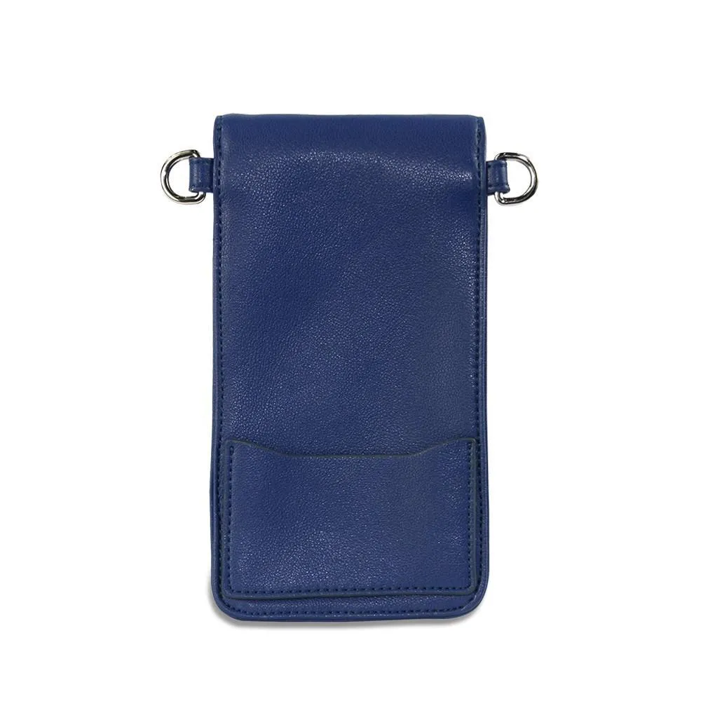 ibag Leather Cross Body-Sapphire