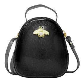 Jelly Crossbody Bee Bag (Black)