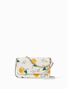 Kate Spade Madison Orange Toss Printed Flap Convertible Crossbody