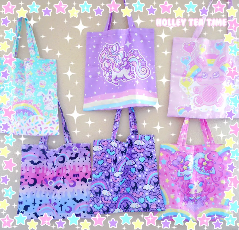 Kawaii Earth Tote Bag [Made To Order]