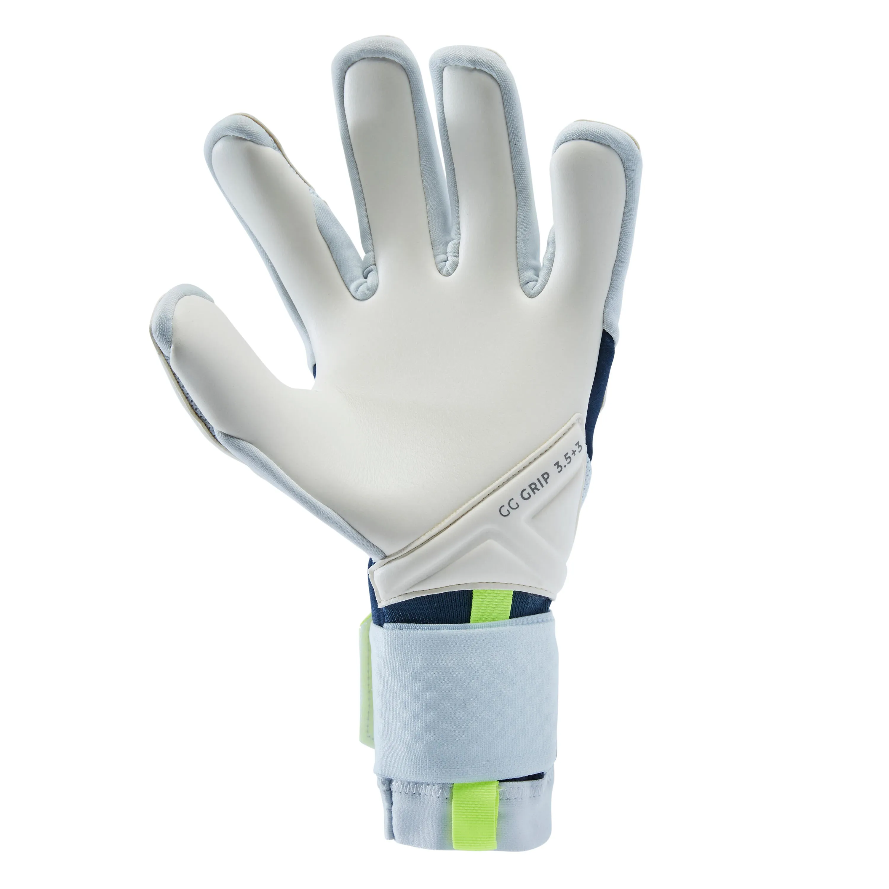 Kipsta F900 Viralto Shielder goalkeeper gloves for women/men, gray/blue