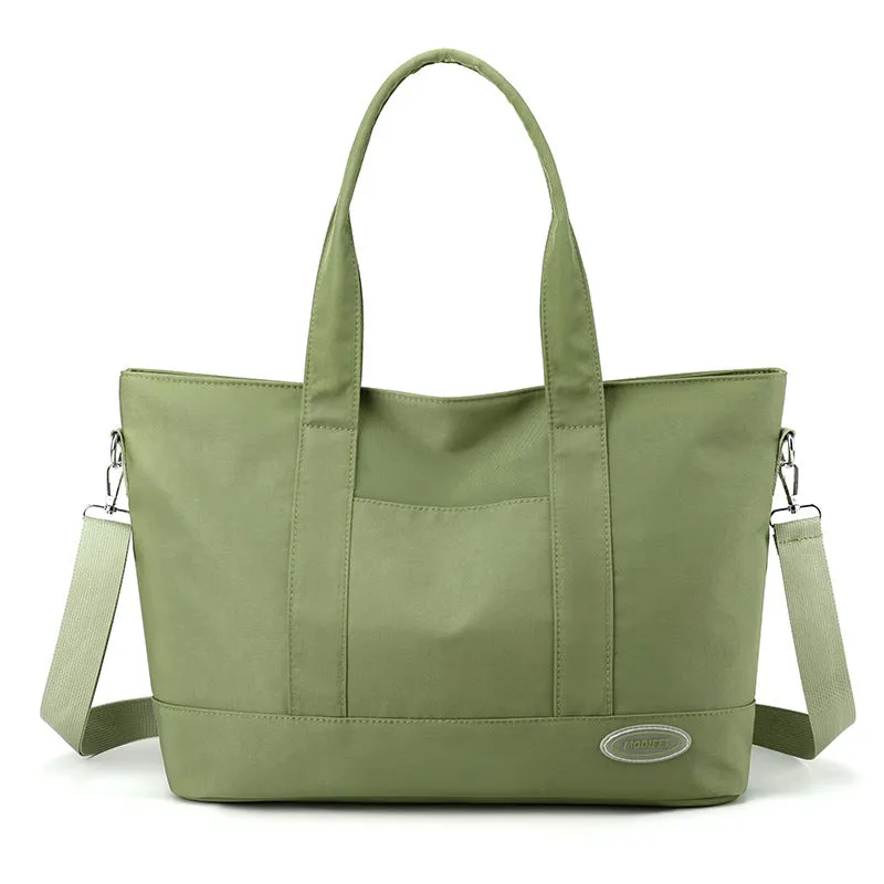 Large Capacity Tote Bag New Shoulder Bag Casual Korean Style Trendy Solid Color Handbags For Women