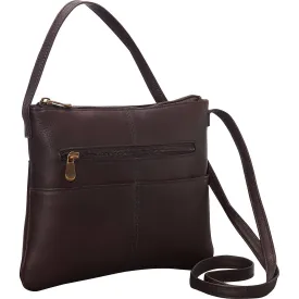 Le Donne Leather Half Moon Crossbody