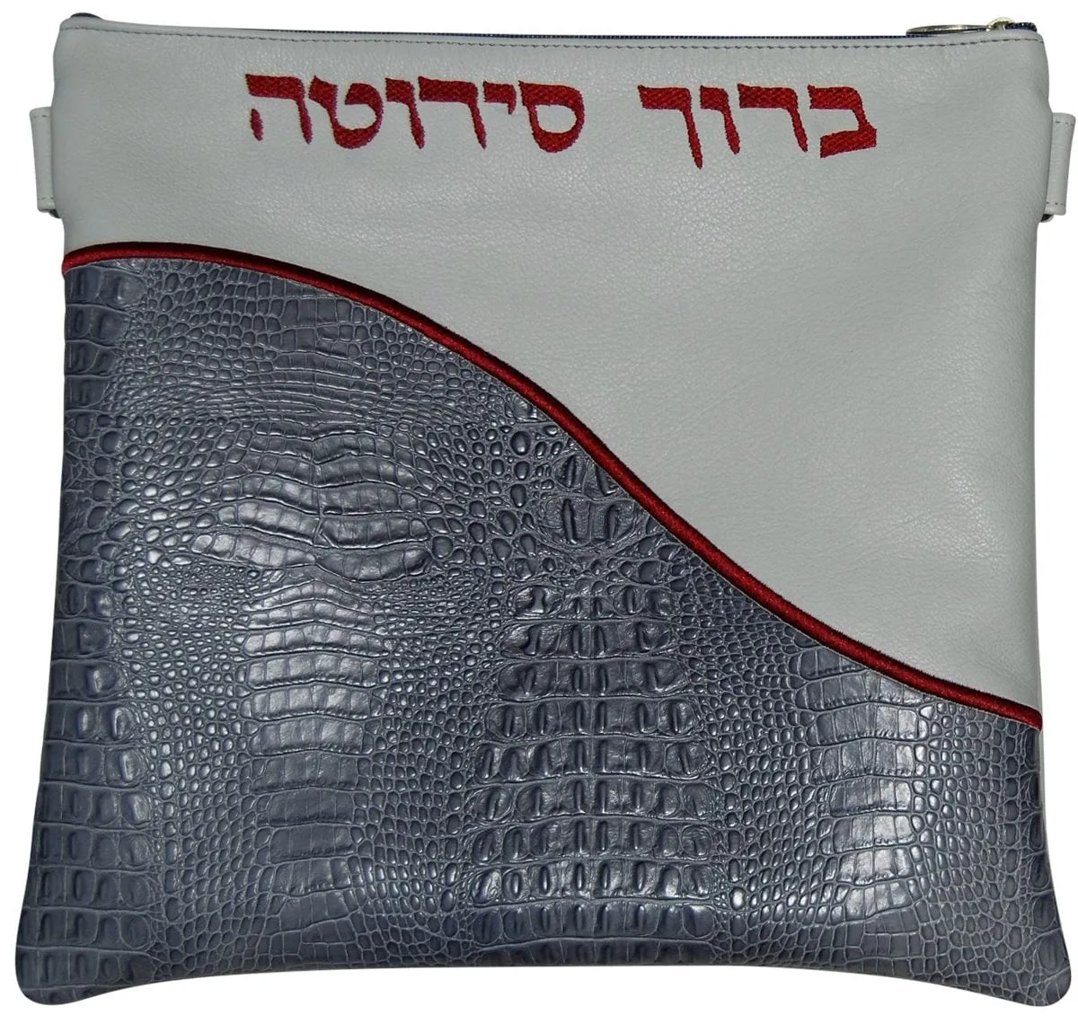 Leather &amp; Tallis &amp; Tefillin Bag Wave 365F-GR2