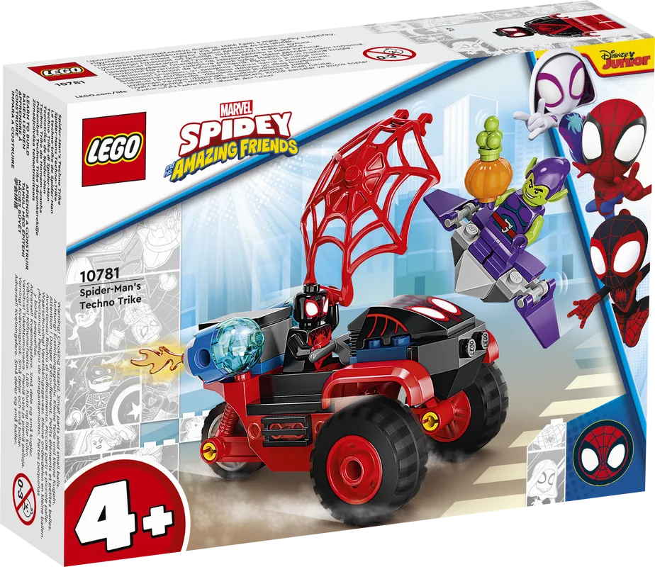 LEGO 10781 Marvel Spidey Miles Morales: Spider-Man's Techno Trike