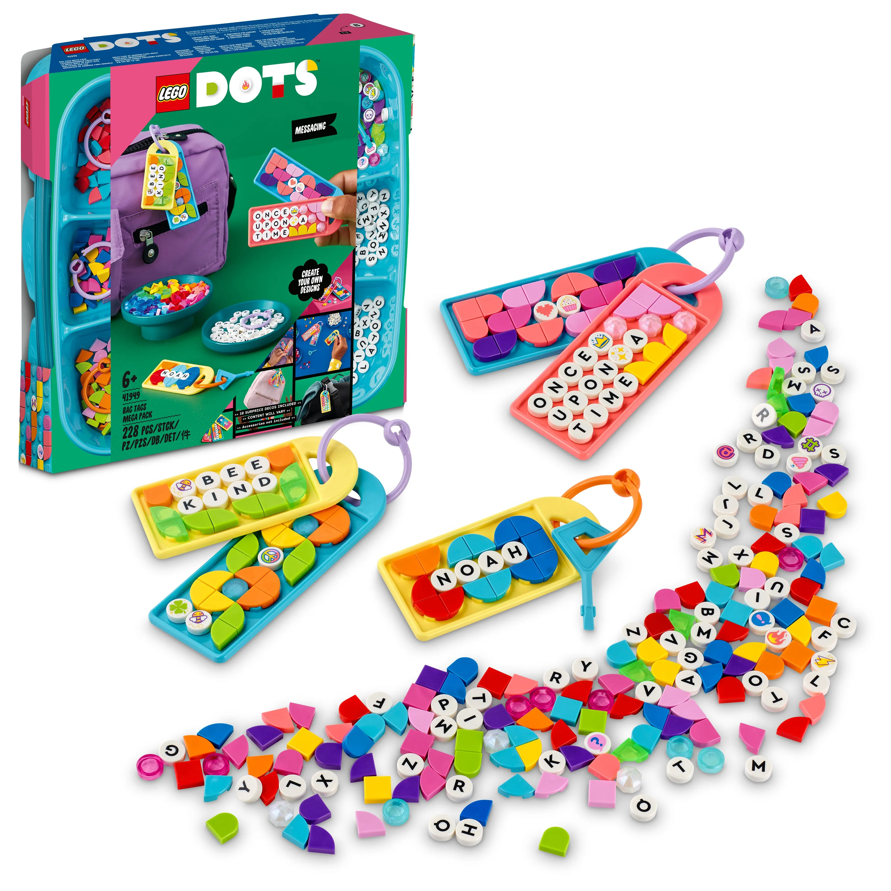 LEGO 41949 Dots Bag Tags Mega Pack Messaging