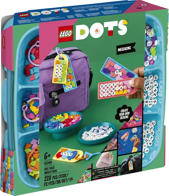 LEGO 41949 Dots Bag Tags Mega Pack Messaging