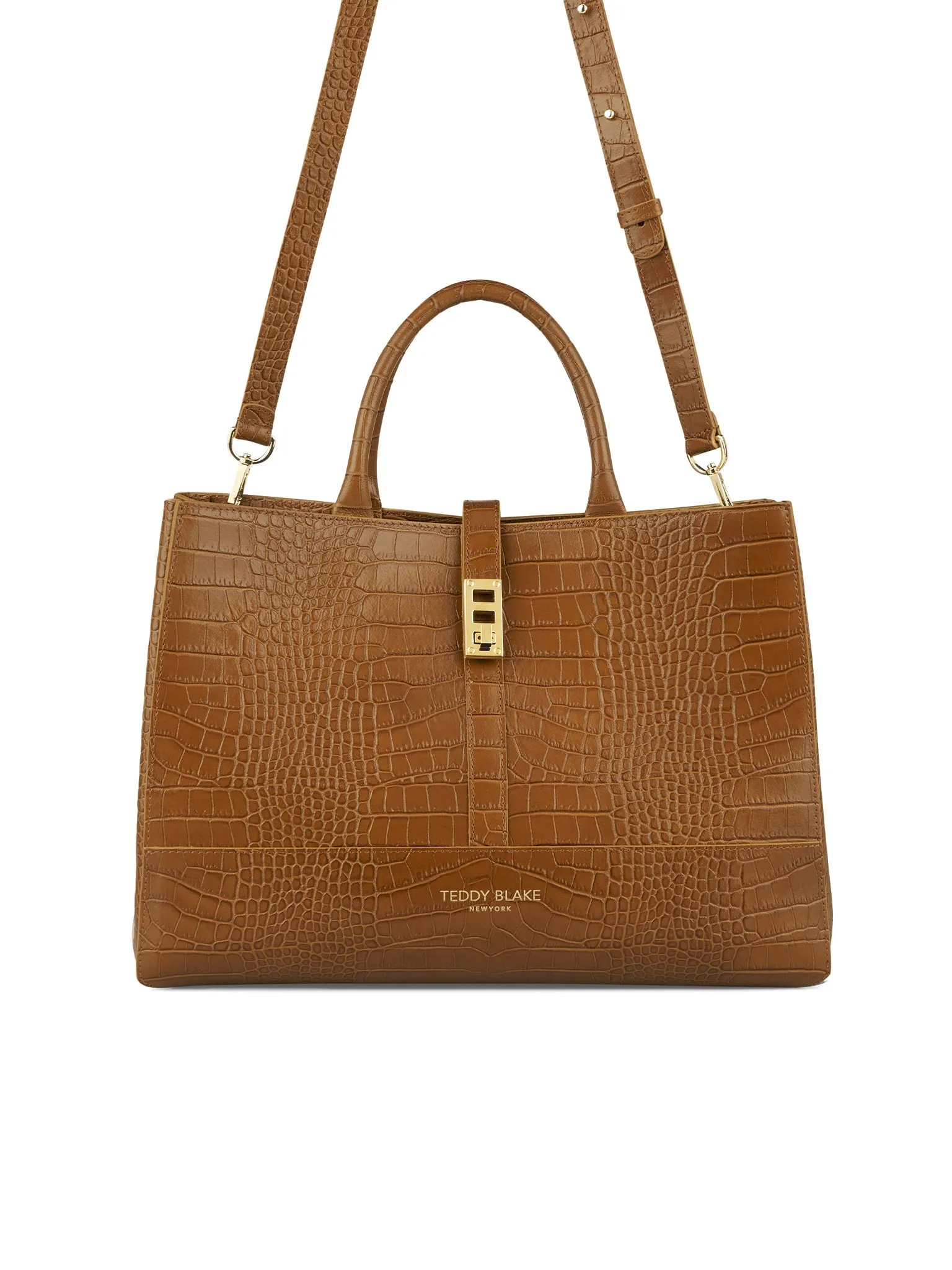 Lola Croco 15" - Camel Brown