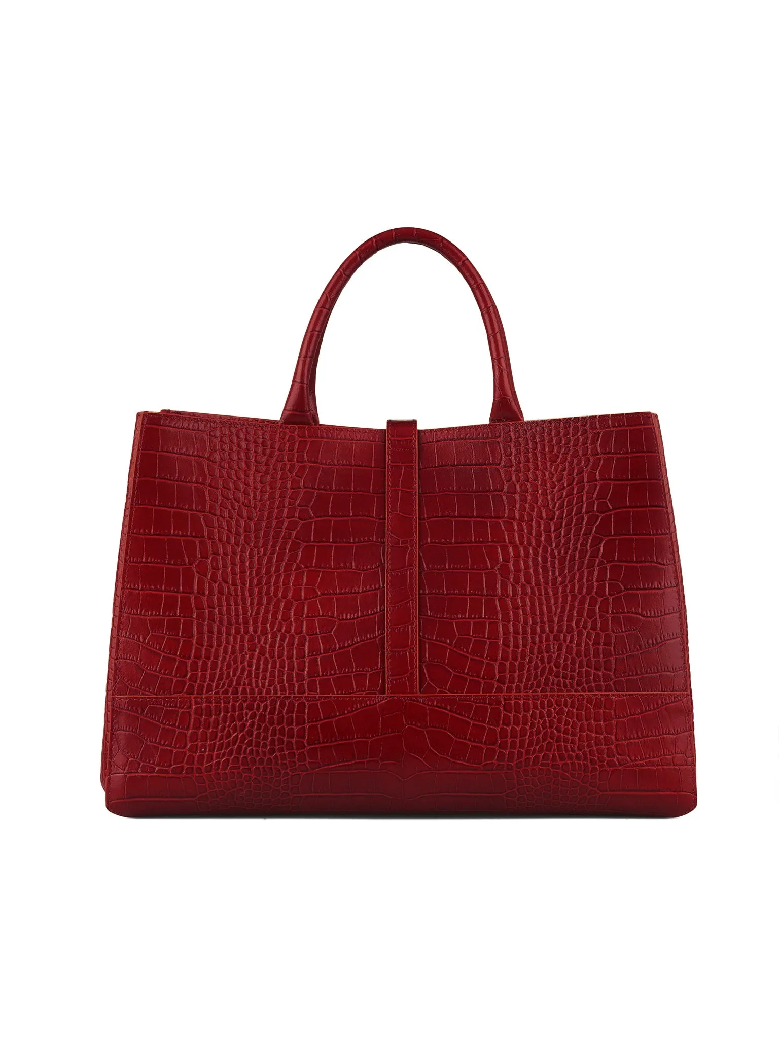 Lola Croco 15" - Dark Red