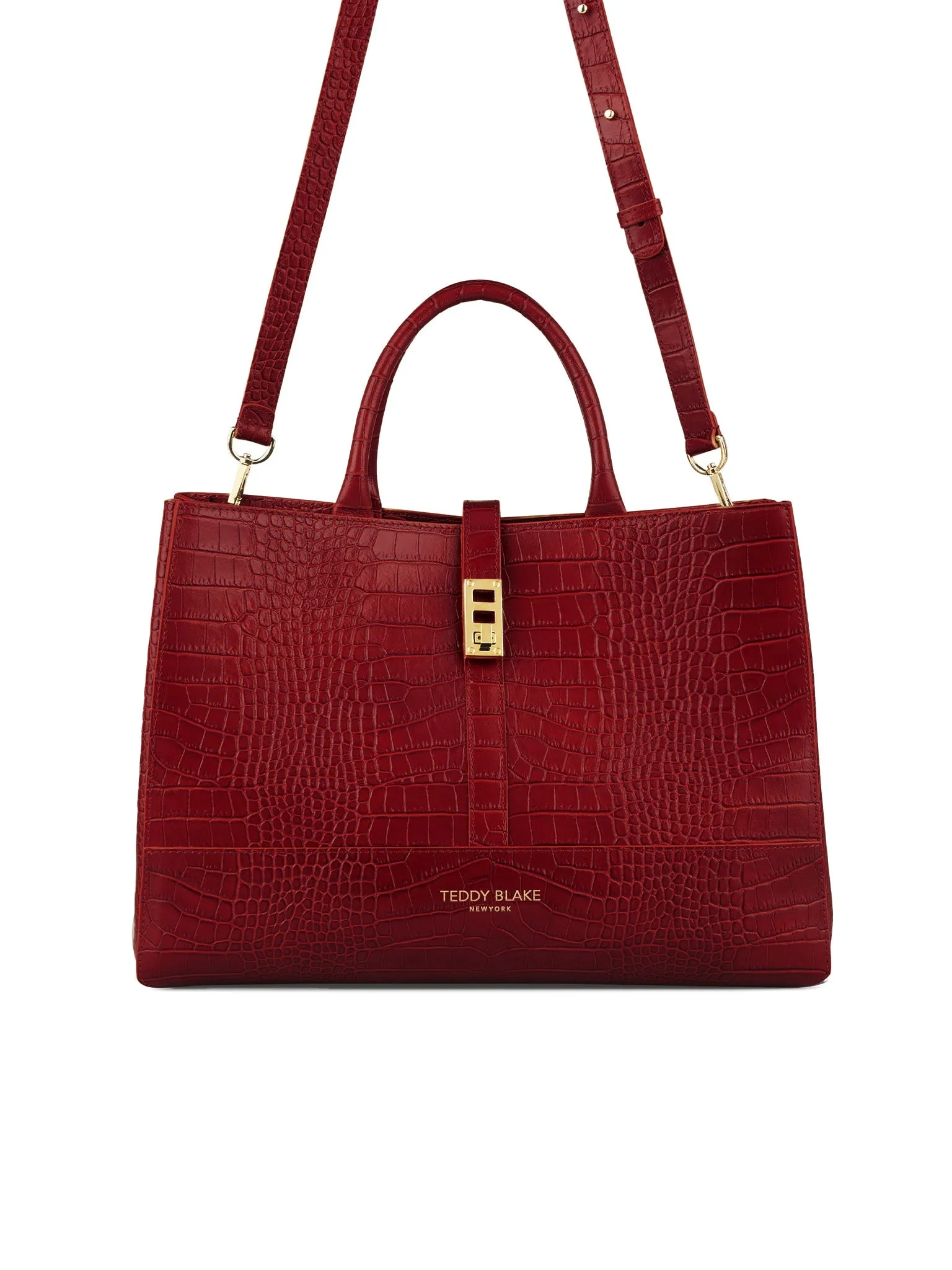 Lola Croco 15" - Dark Red