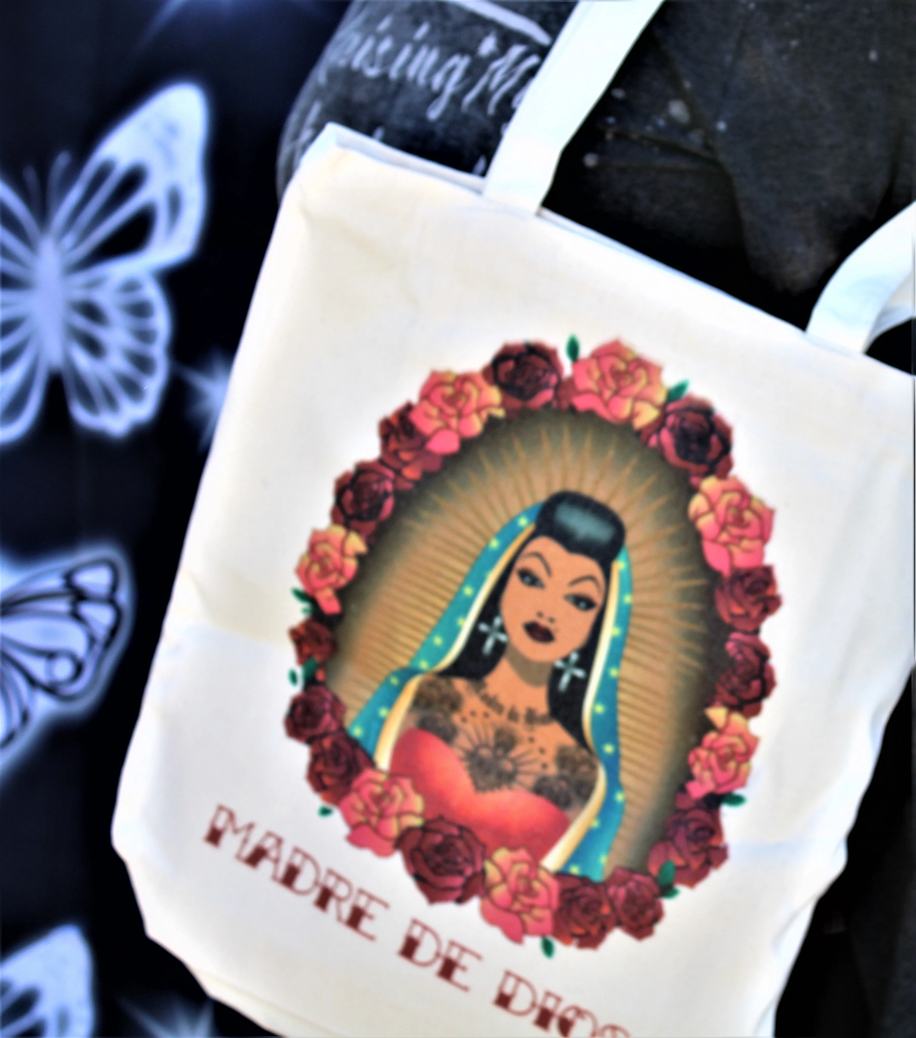 Madre de Dios tote bag