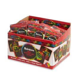 Melissa and Doug Rainbow Mini Scratch Art Notes