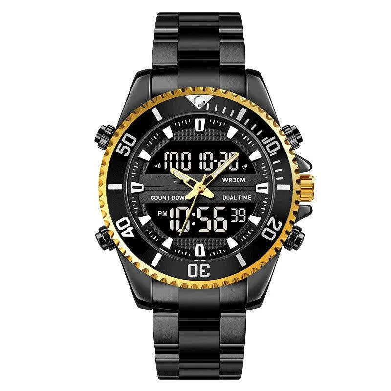 Men's Fashion Multifunctional Outdoor Sports Dual Display Watch